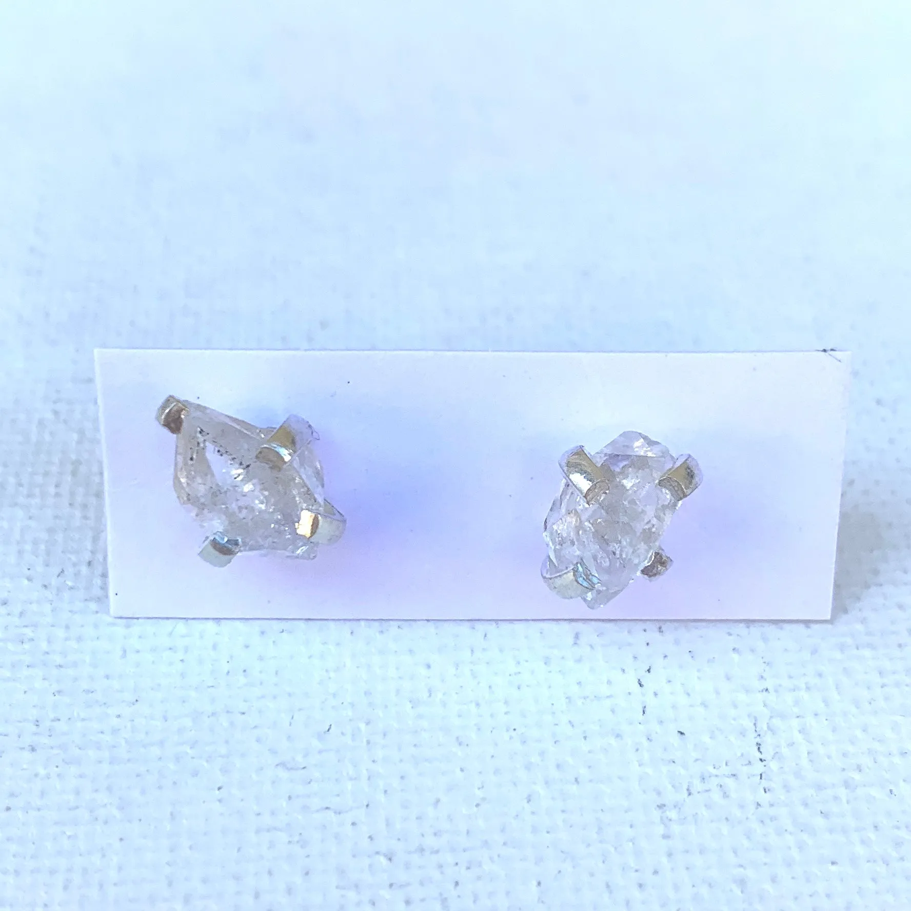 Sterling Earrings with Prong Settings