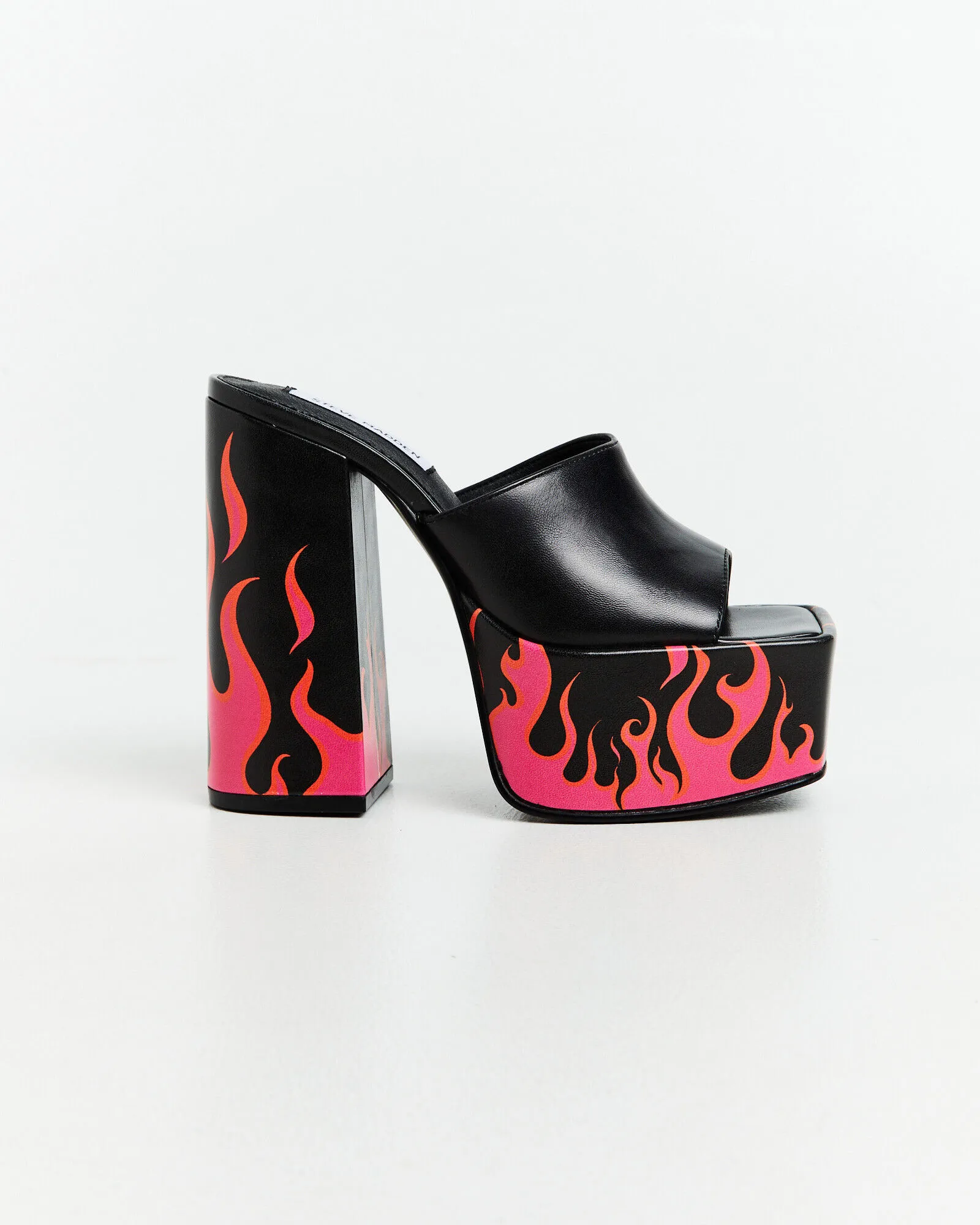 Steve Madden Trixie Heels Black Fuscia