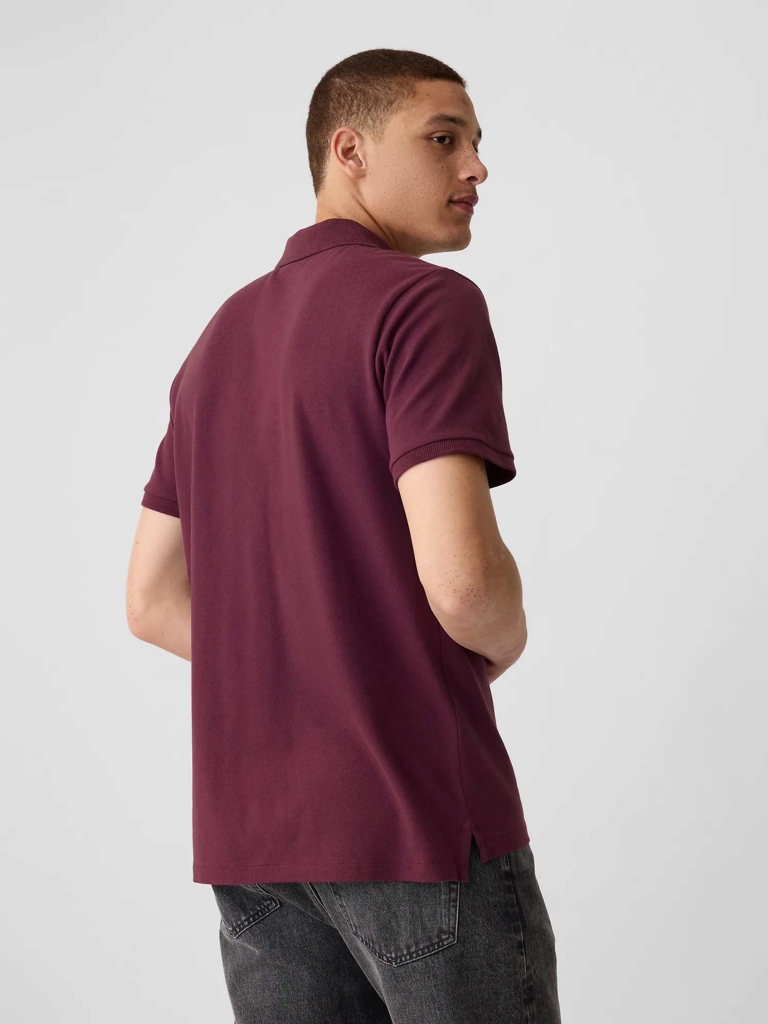 Stretch Pique Polo Shirt