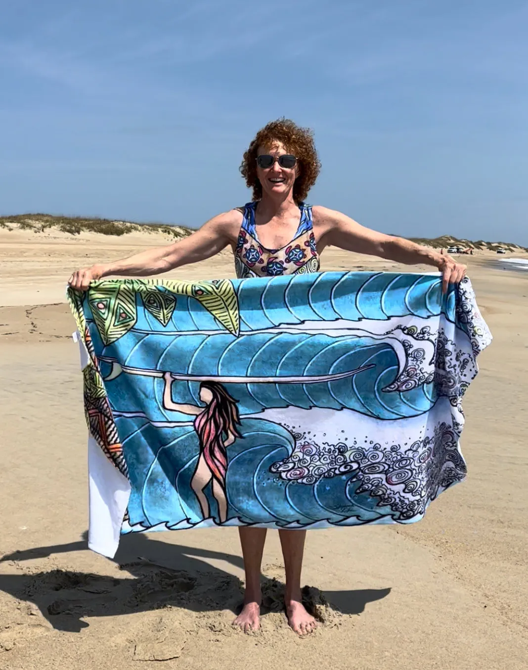 Surfer Girl Beach Towel