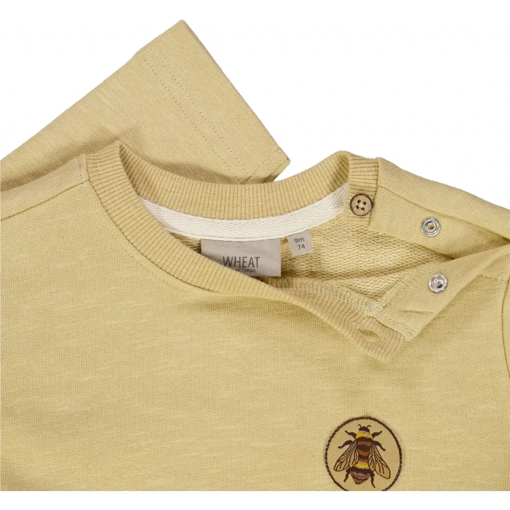 Sweatshirt Bee Badge - oat