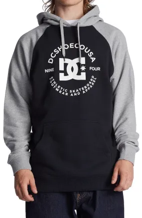 sweatshirt DC Star Pilot Raglan Pullover - XKKS/Black/Grey Heather - men´s