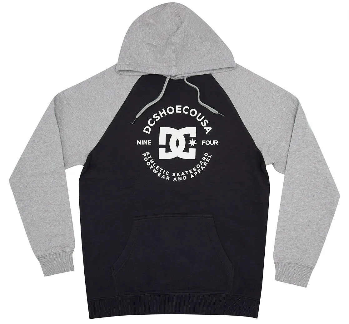 sweatshirt DC Star Pilot Raglan Pullover - XKKS/Black/Grey Heather - men´s