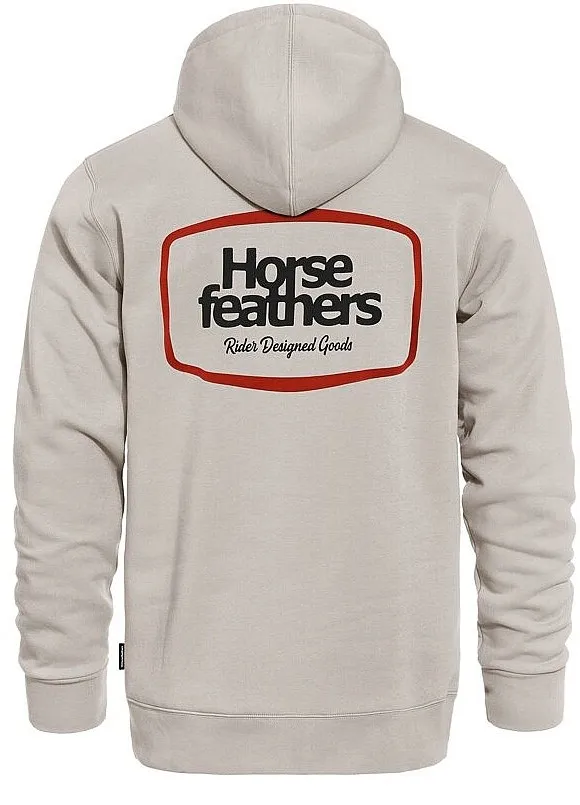 sweatshirt Horsefeathers Bronco Zip - Cement - men´s