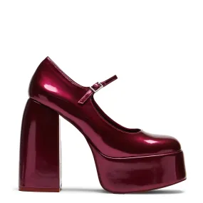 Sweet Attitude Platform Heels - Magenta Gleam