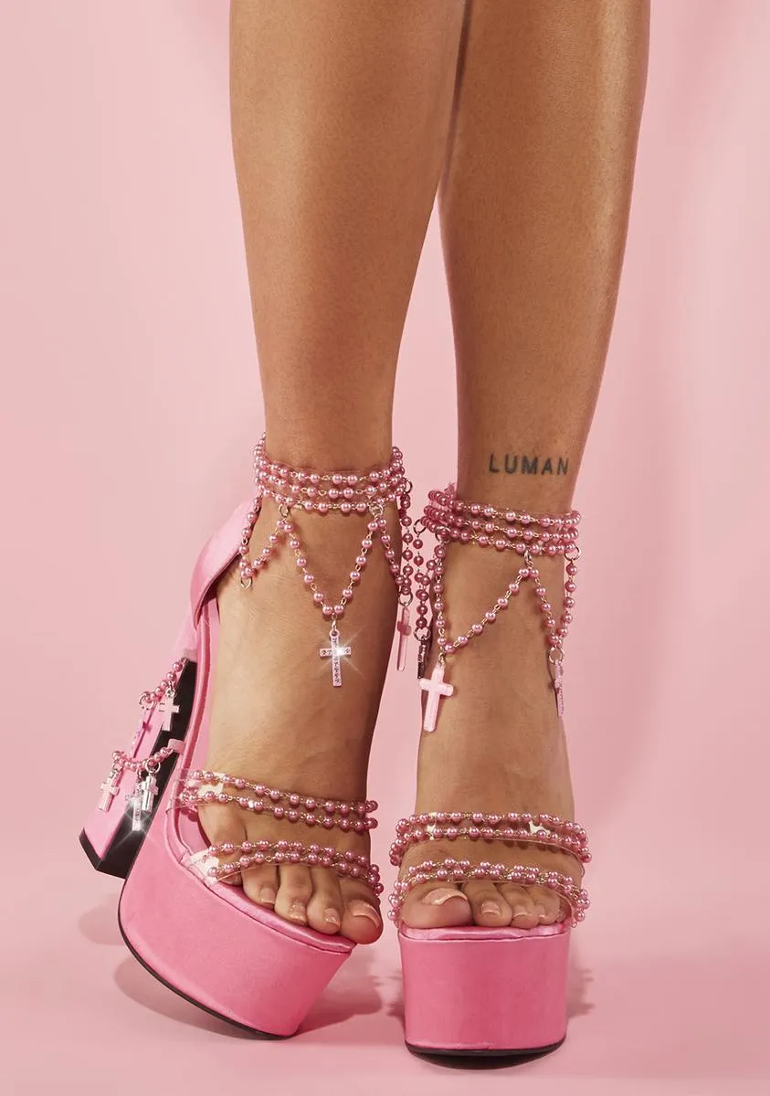 Sweet Holy Revelation Platform Heels-