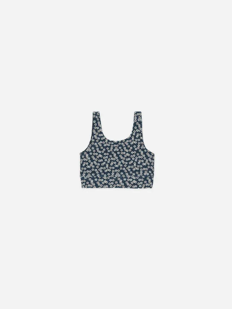 Swift Sports Bra Blue Floral || Indigo