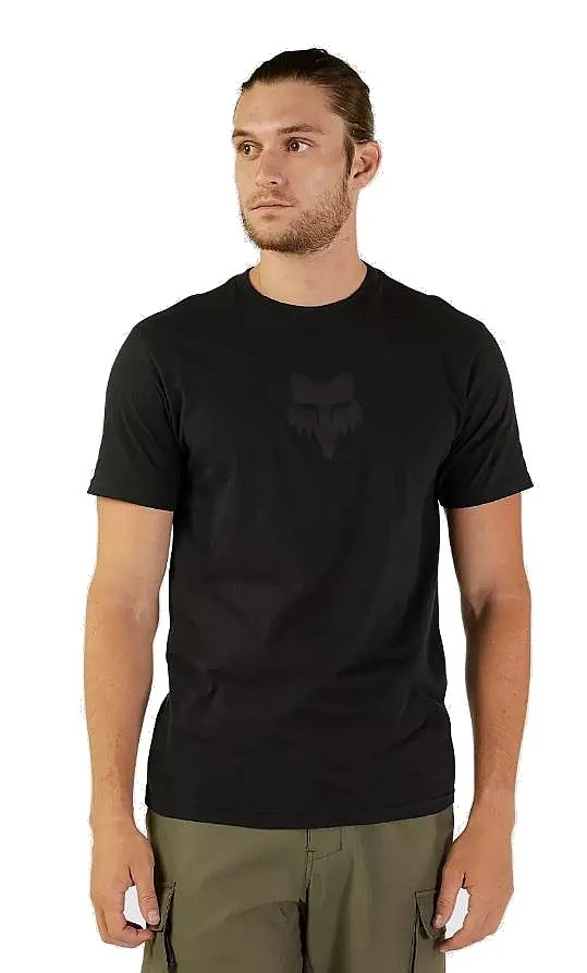 T-Shirt Fox Head Premium - Black/Black - men´s