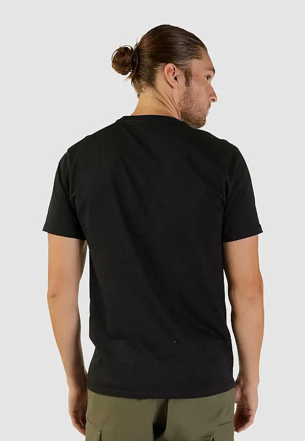 T-Shirt Fox Head Premium - Black/Black - men´s