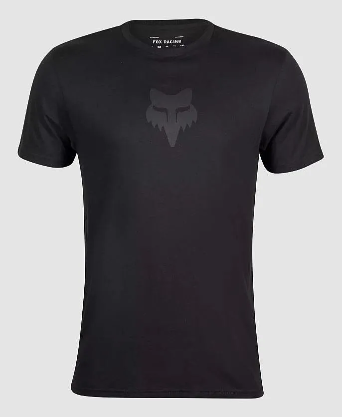 T-Shirt Fox Head Premium - Black/Black - men´s