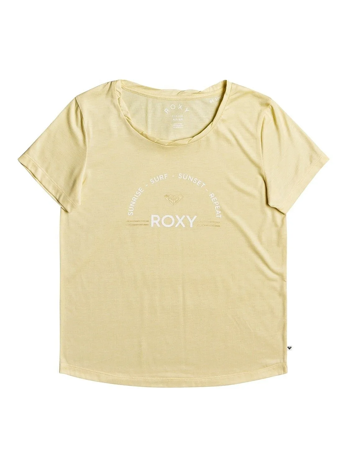 T-Shirt Roxy Chasing The Swell A - YDZ0/Pale Banana - women´s