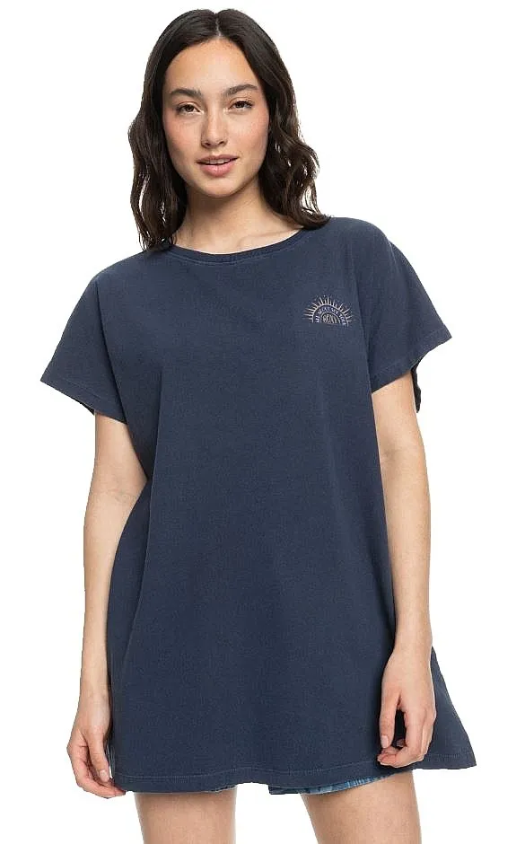 T-Shirt Roxy Long Wave - BSP0/Mood Indigo - women´s