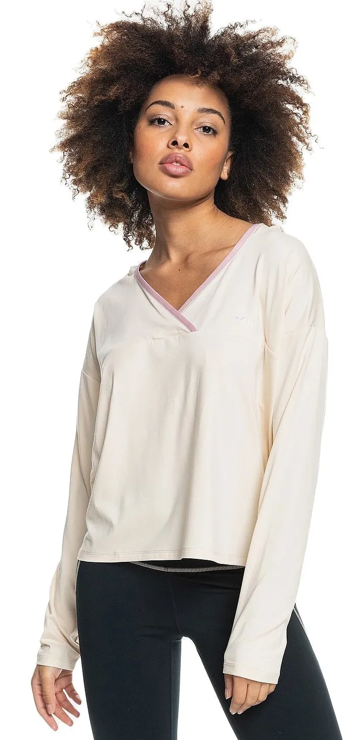 T-Shirt Roxy Me And The Rhythm LS - TEH0/Tapioca - women´s