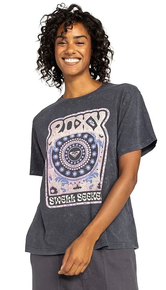 T-Shirt Roxy Moonlight Sunset B - KTA0/Phantom - women´s