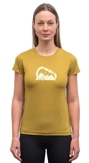 T-Shirt Sensor Merino Air Summit - Mustard - women´s