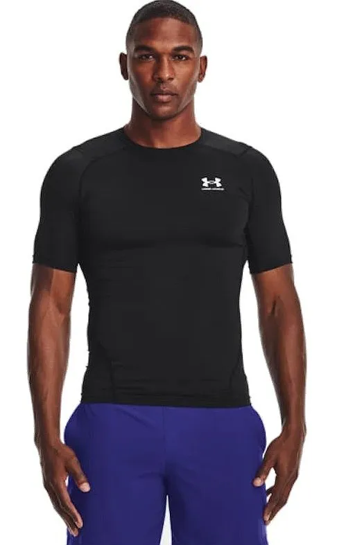 T-Shirt Under Armour HeatGear Armour Comp - 001/Black/White - men´s