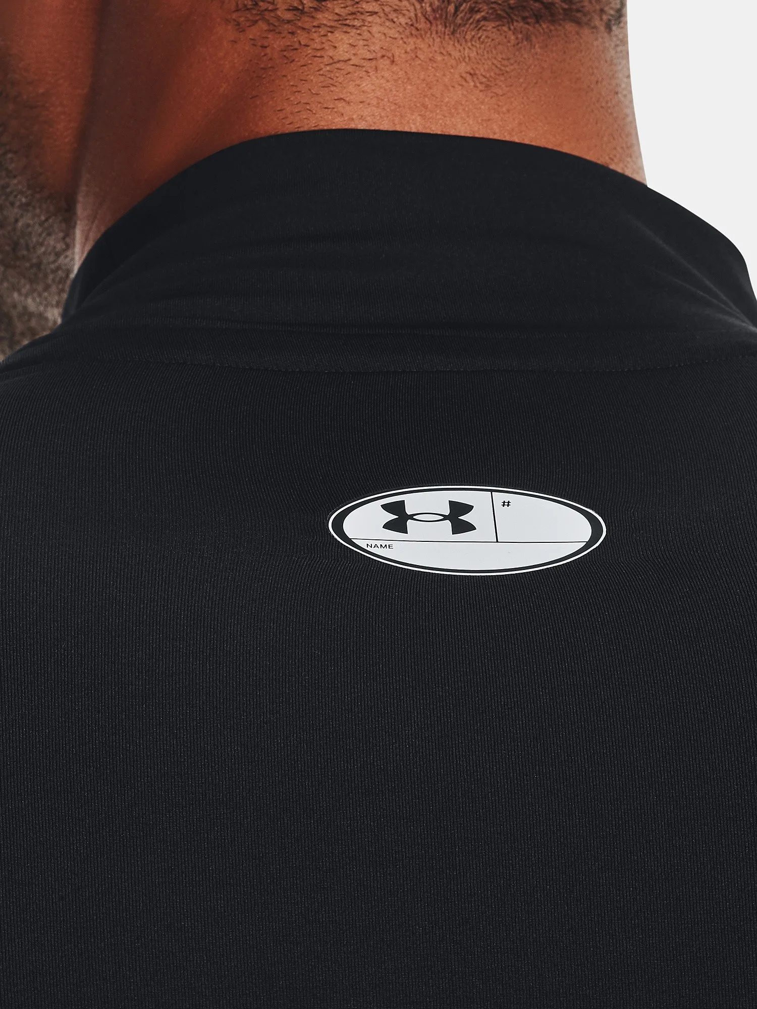 T-Shirt Under Armour HeatGear Armour Compression Mock  LS - Black - men´s