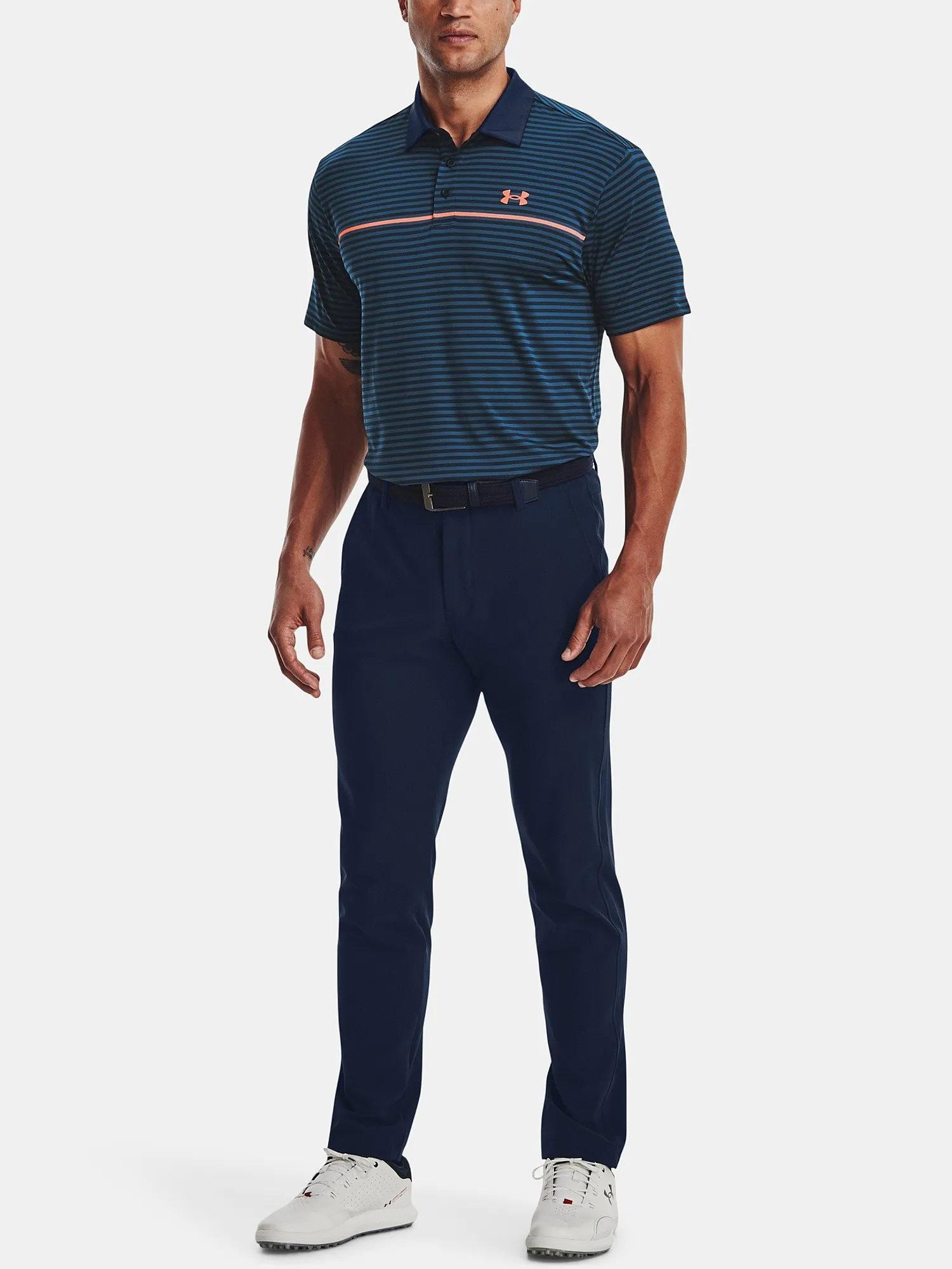 T-Shirt Under Armour Playoff 2.0 Polo - Academy/Petrol Blue - men´s