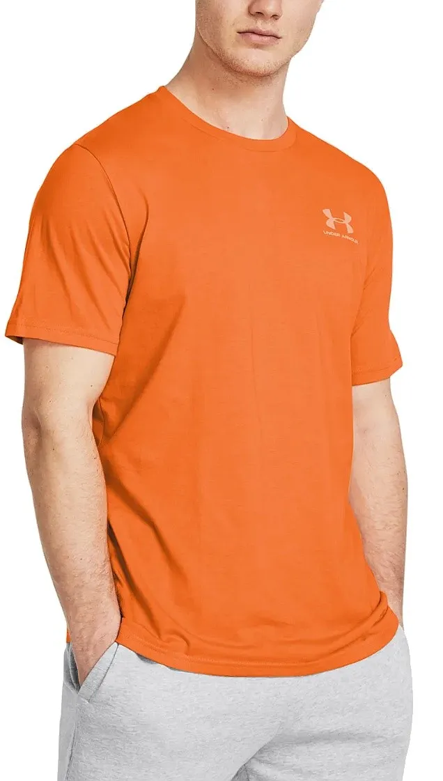 T-Shirt Under Armour Sportstyle Left Chest - Atomic/White - men´s