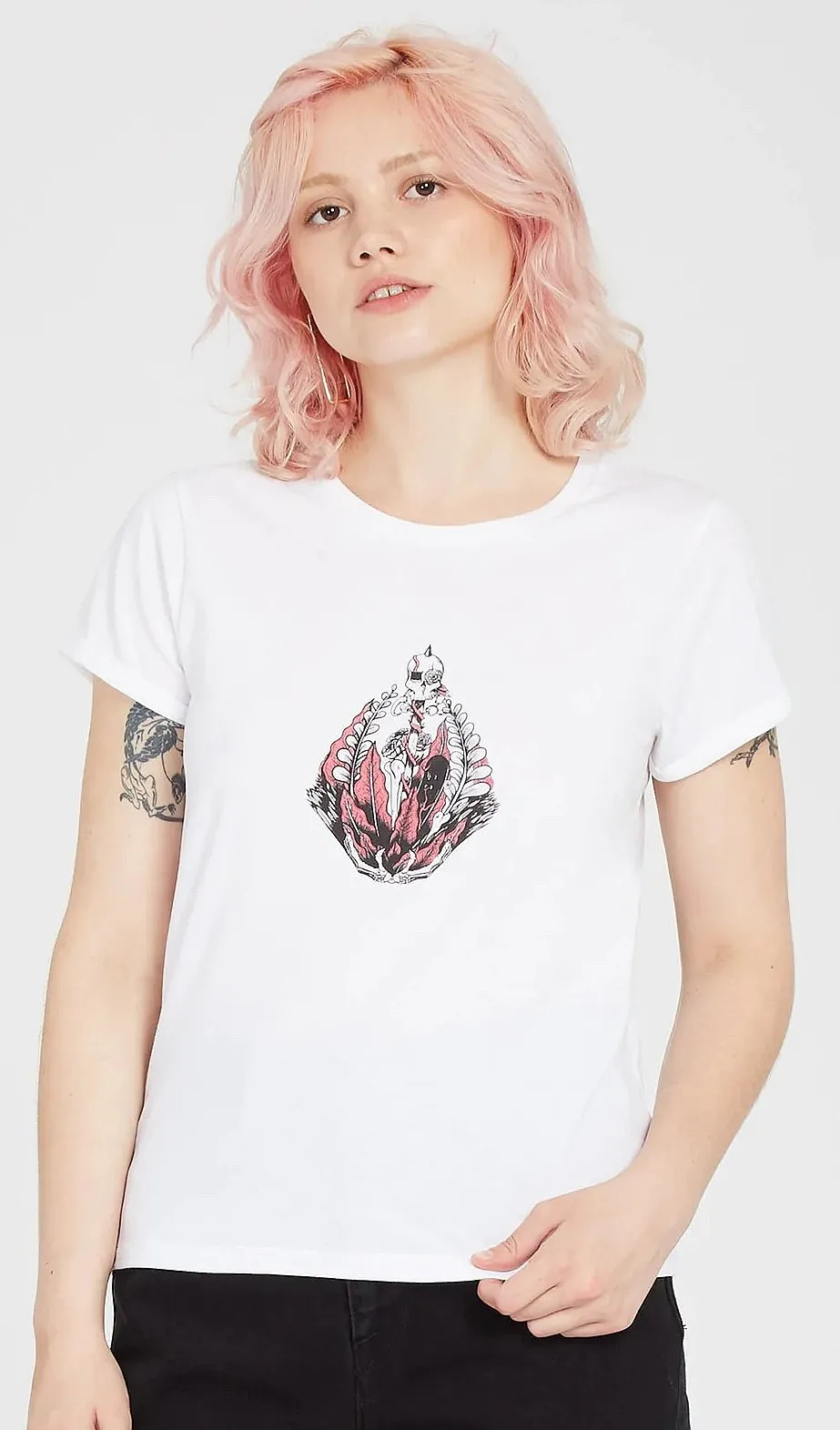 T-Shirt Volcom Radical Daze - White - women´s