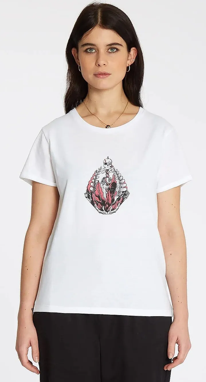 T-Shirt Volcom Radical Daze - White - women´s