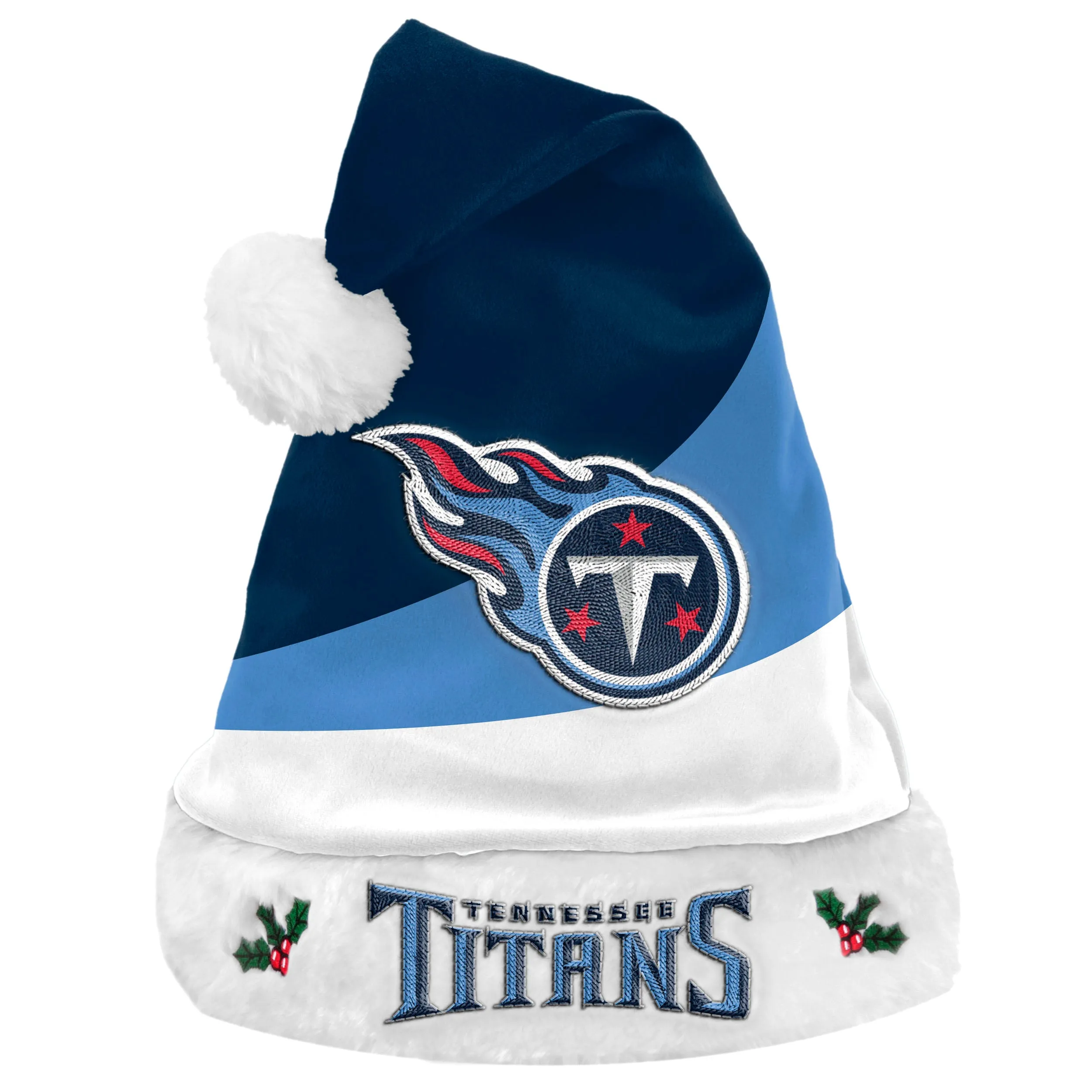 Tennessee Titans Colorblock Santa Hat