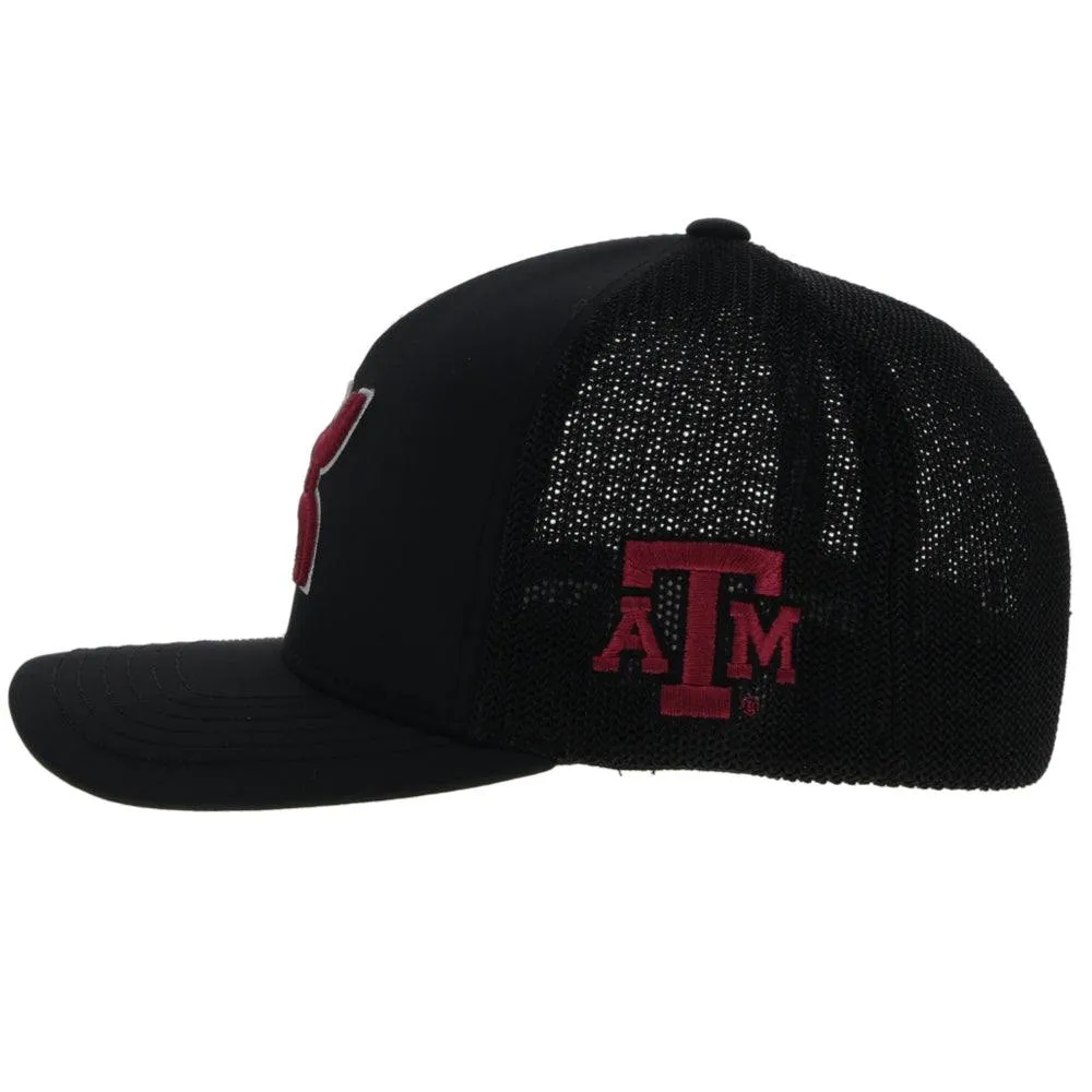 TEXAS A&M BLACK HOOEY LOGO HAT