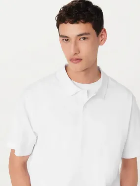 The Boxy Polo in White