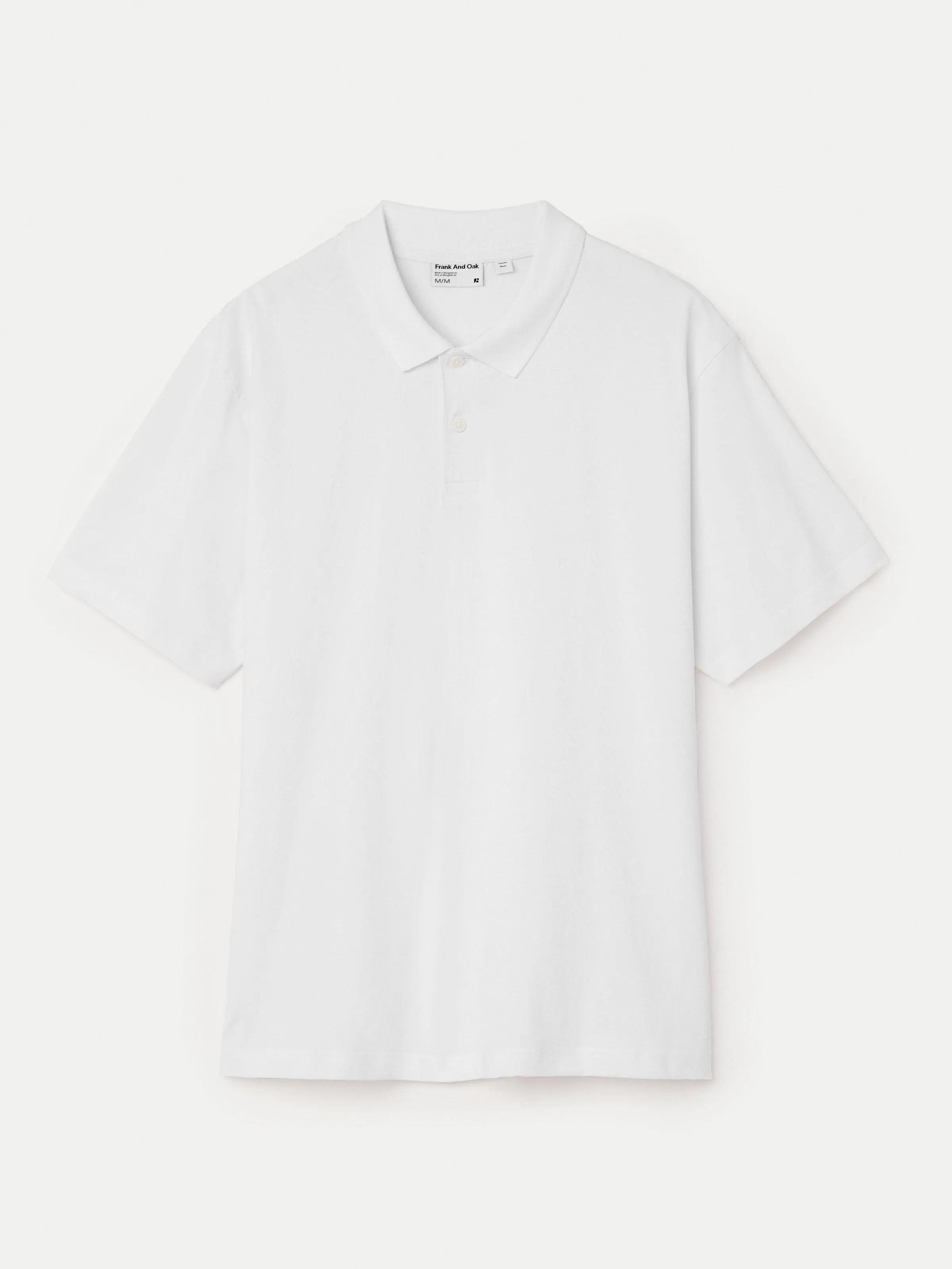 The Boxy Polo in White