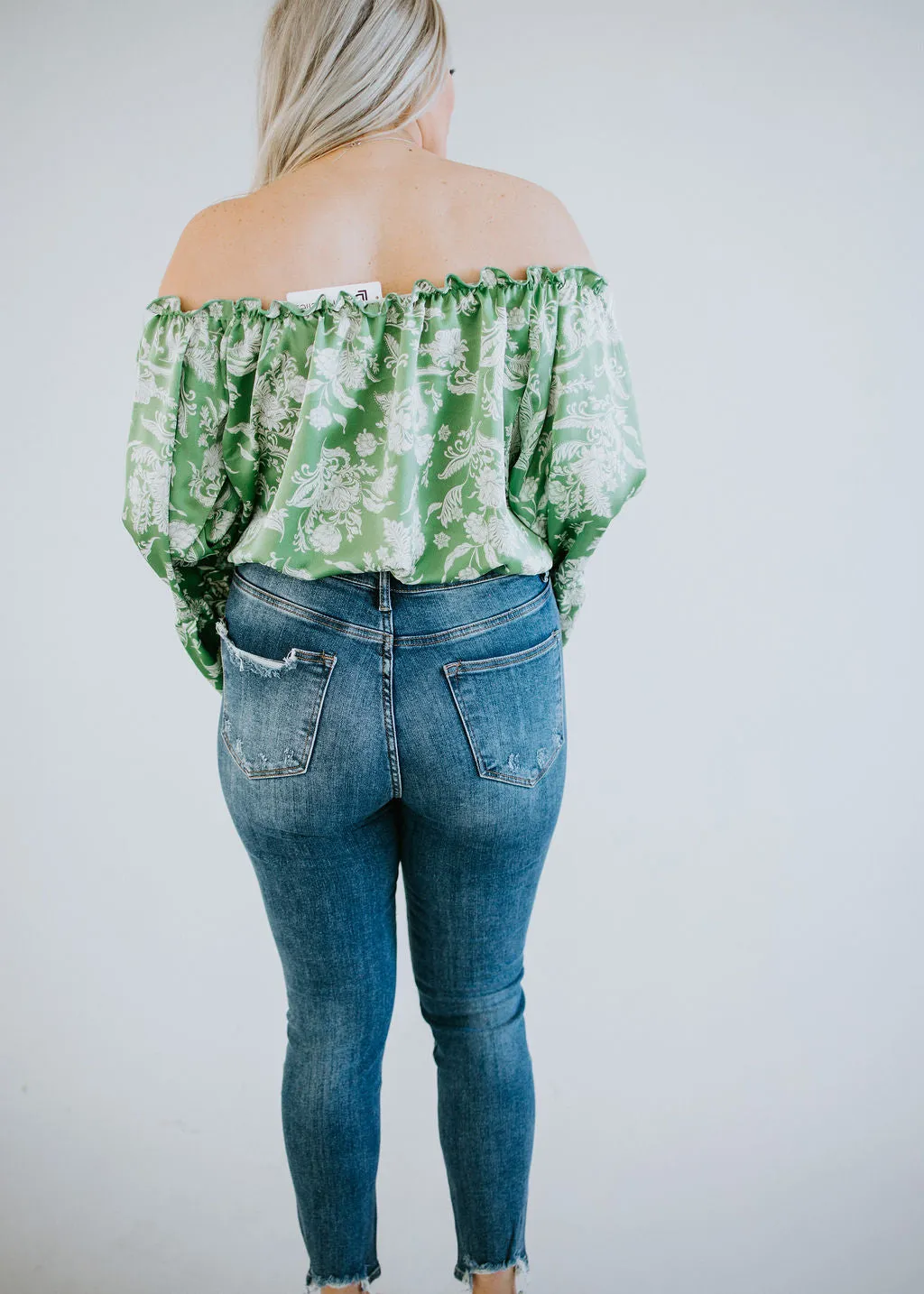 The Flower Girl Off Shoulder Top