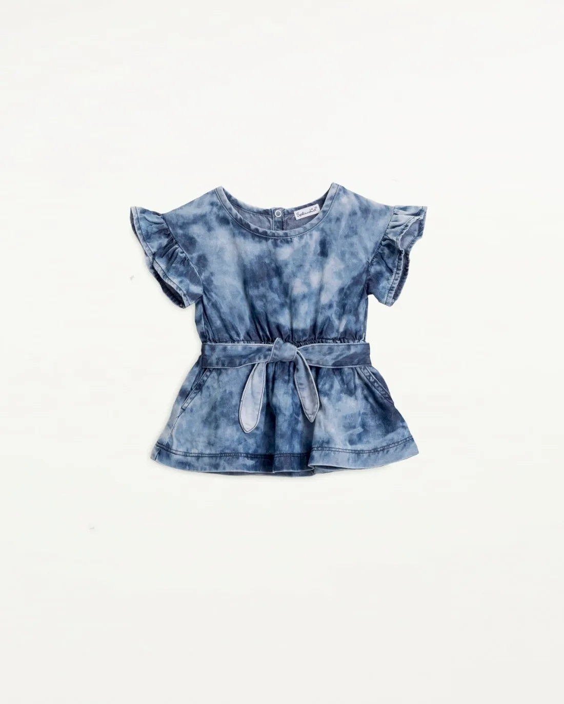 Toddler Girl Indigo Tie Dye Dress