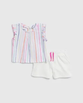 Toddler Girl Venice Short Sleeve Tee Set