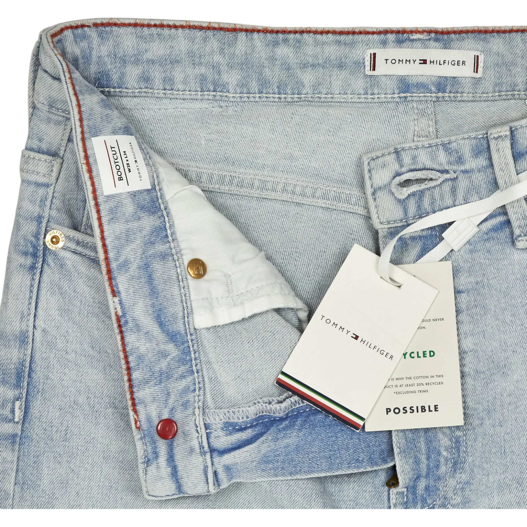 Tommy Hilfiger Light Blue Bootcut Jeans