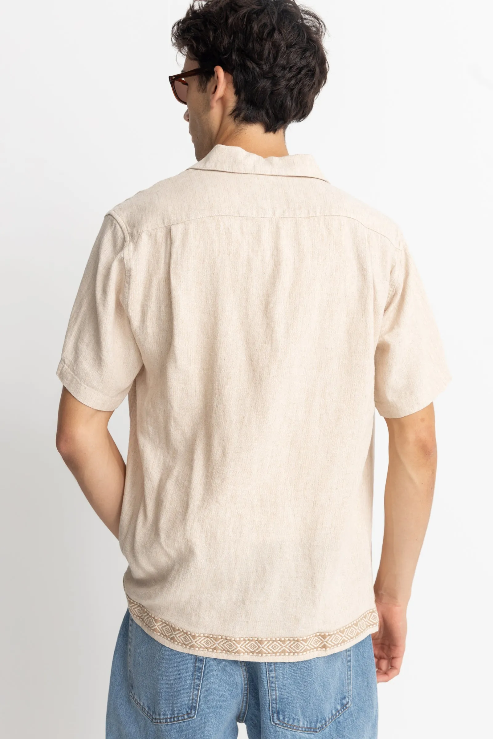 Natural trim short sleeve shirt