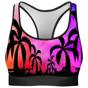 Tropical Twilight Rave Bra