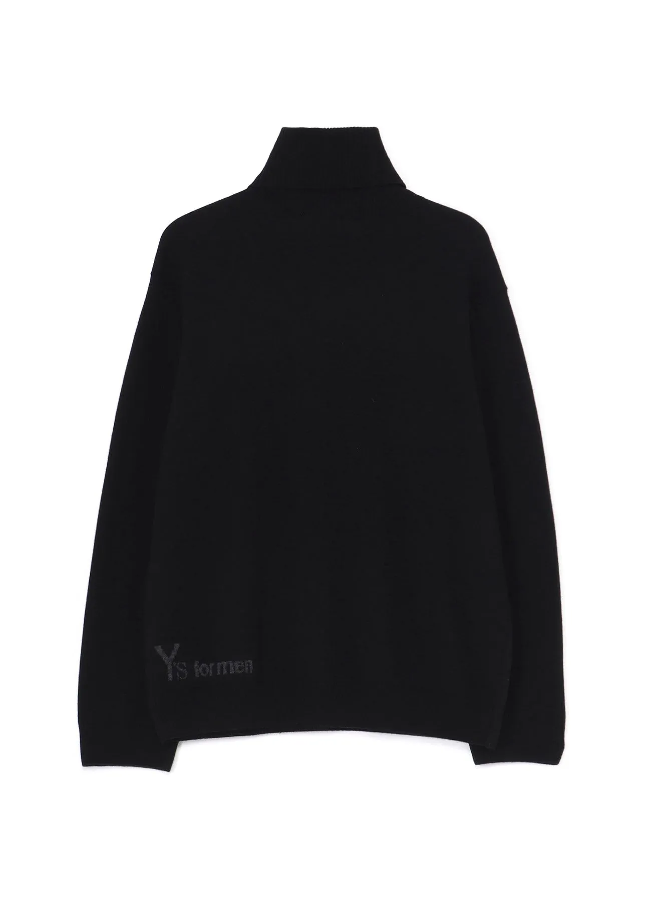 TURTLE NECK INTARSIA KNIT WITH Y's for men LOGO