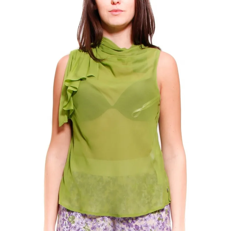 Green Twinset Top