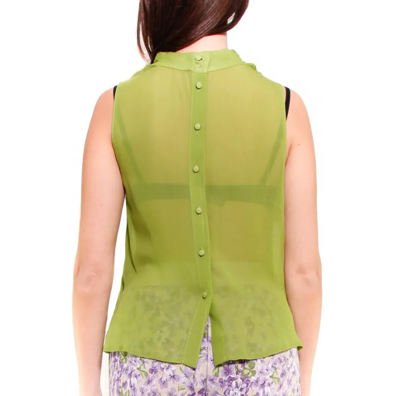 Green Twinset Top