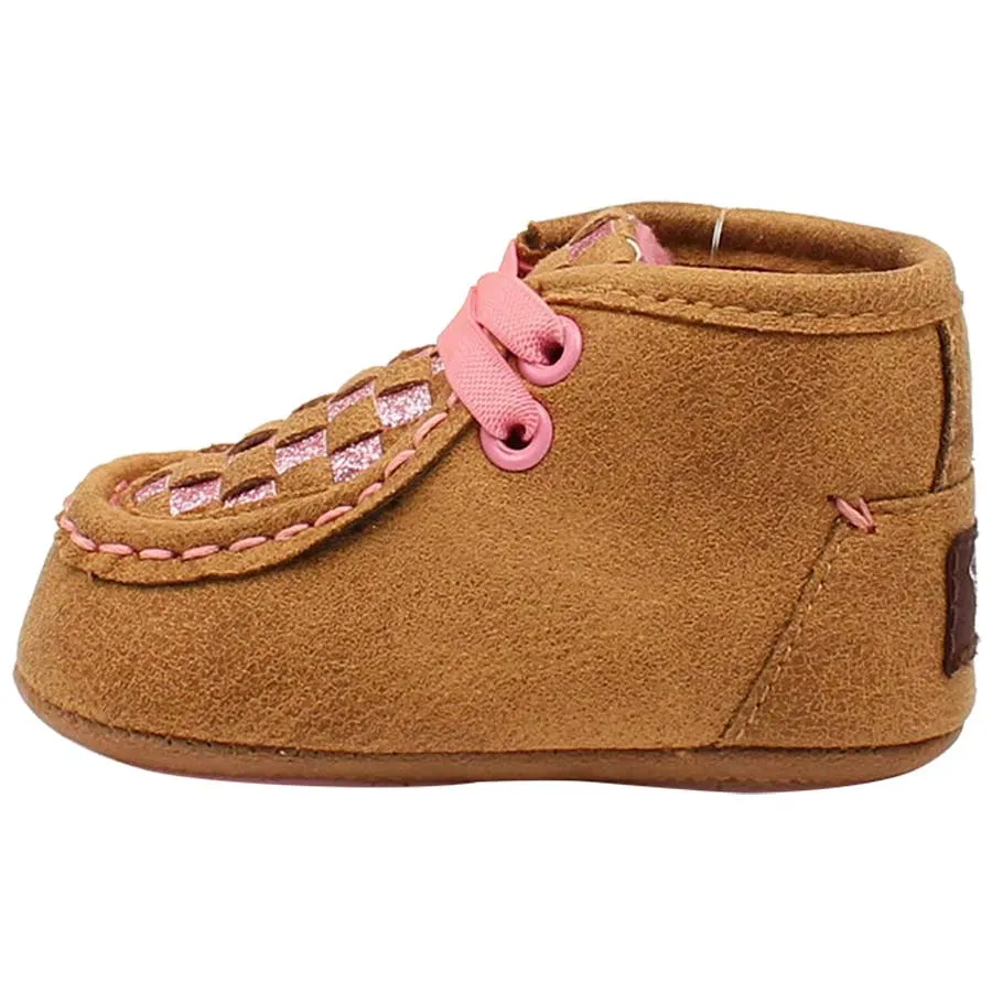 Twister Kid's Infant/Toddler Lauren Bucker Booties - Pink