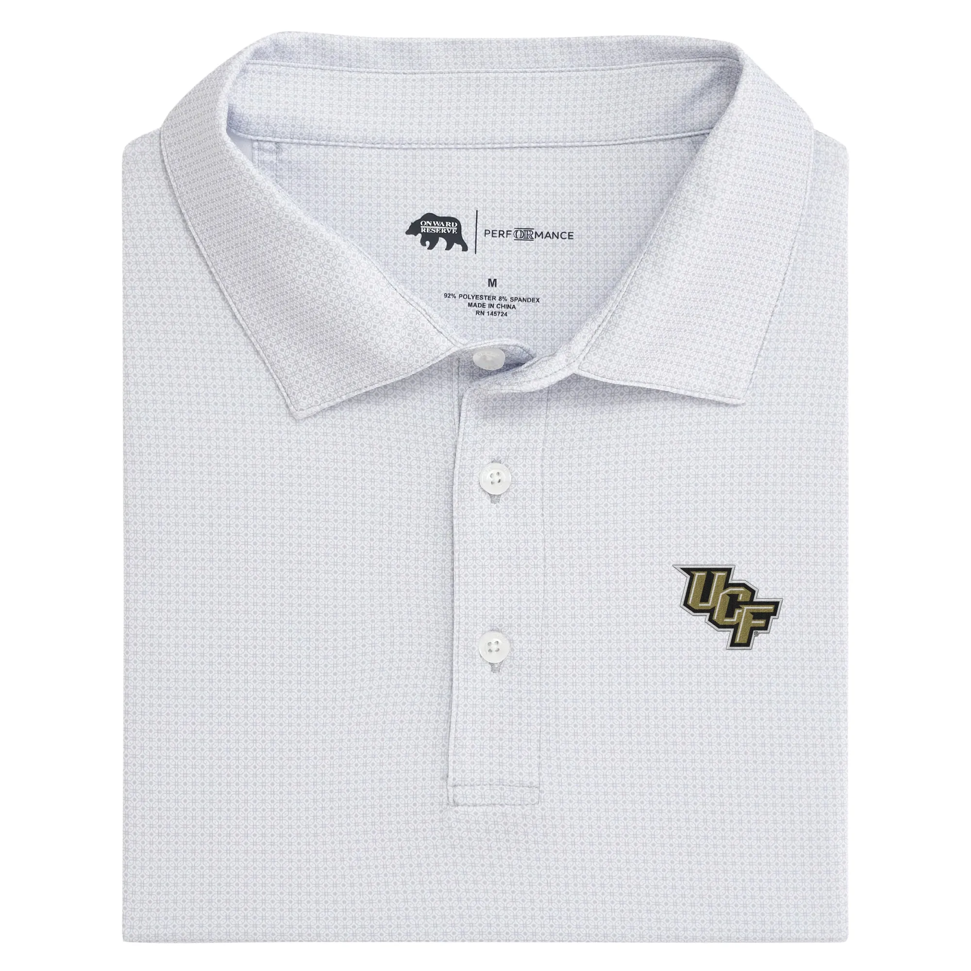 UCF Range Printed Performance Polo