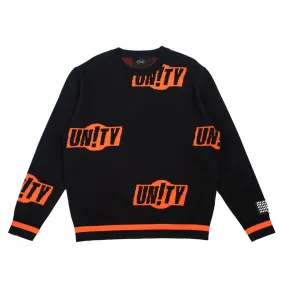 Unity Sign Knit Crew (Black)