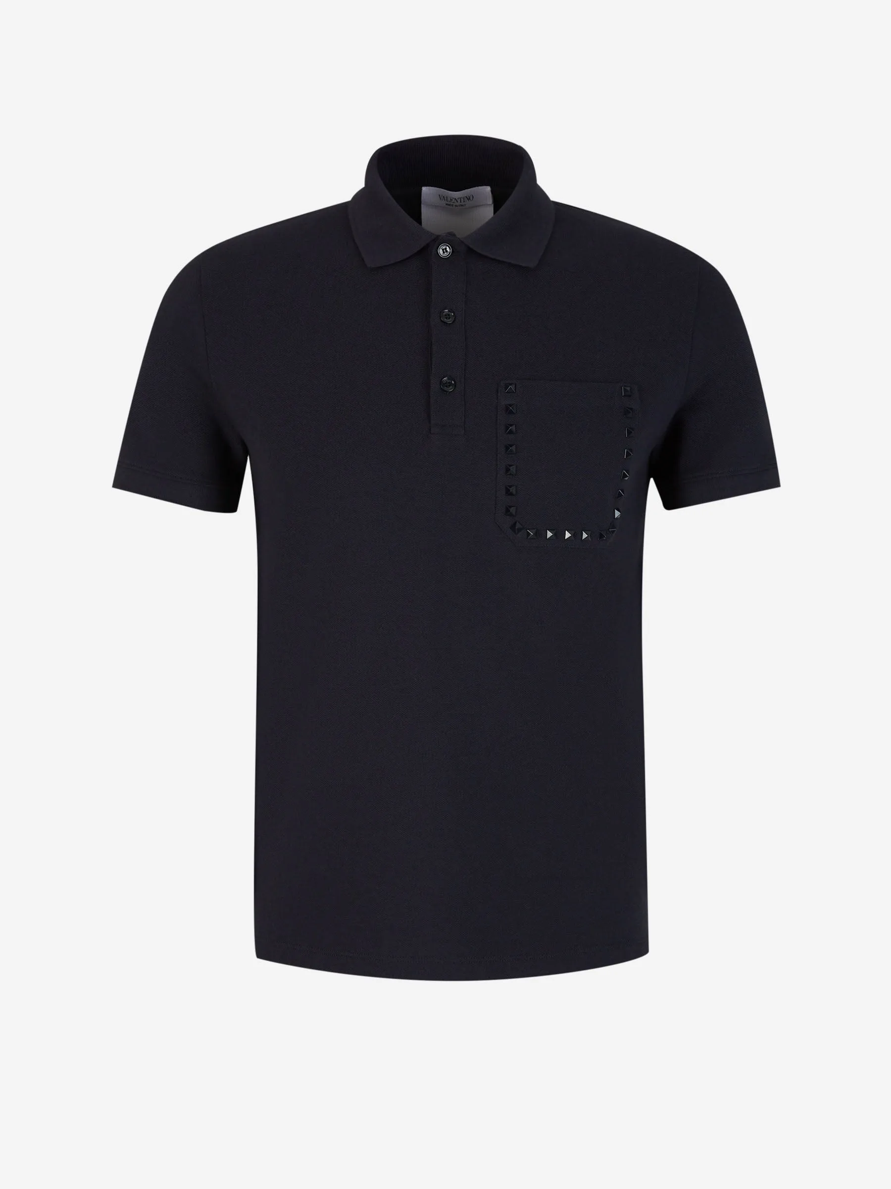 Valentino Studded Piquet Polo 