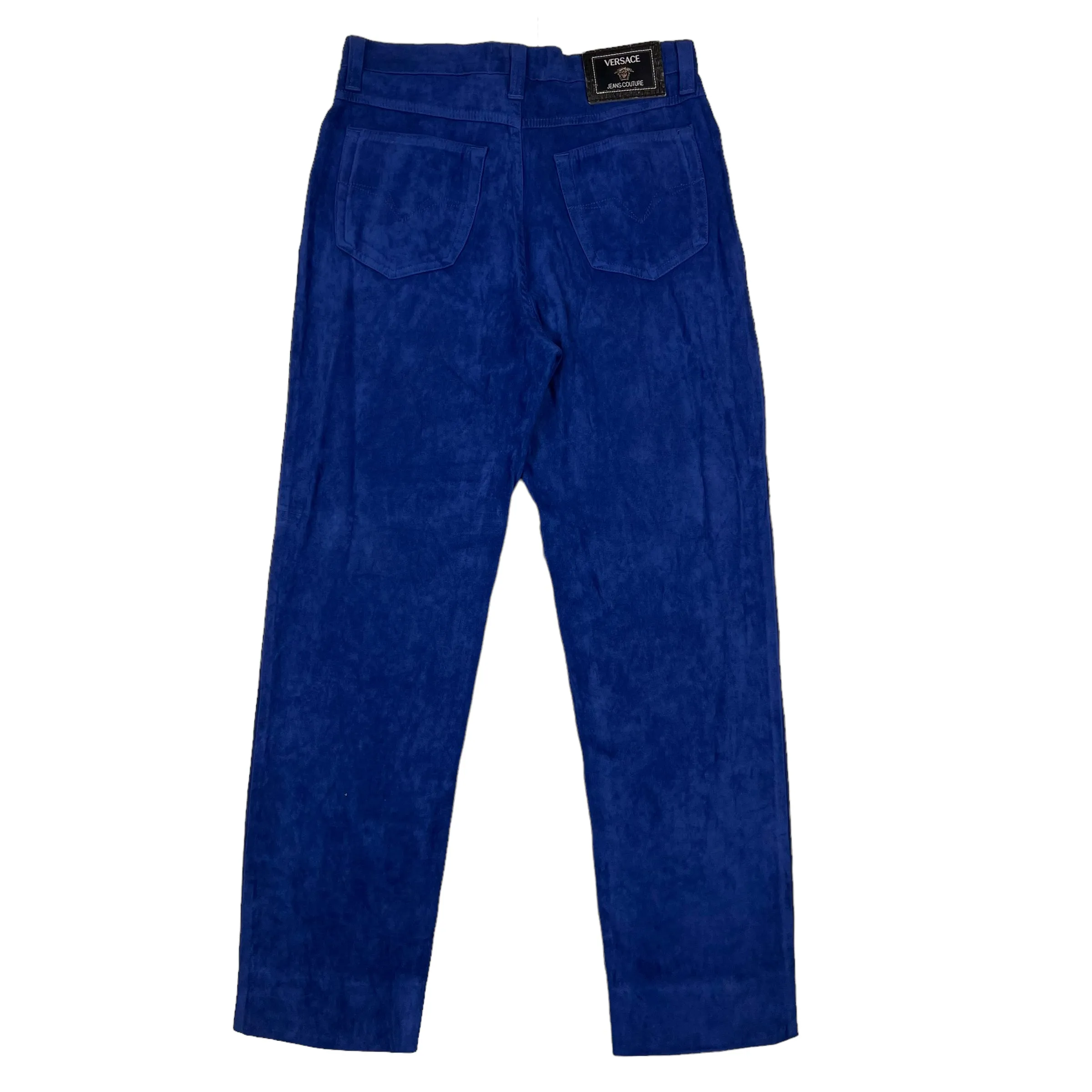 Versace Jeans Couture Blue Straight Leg Corduroy Trousers