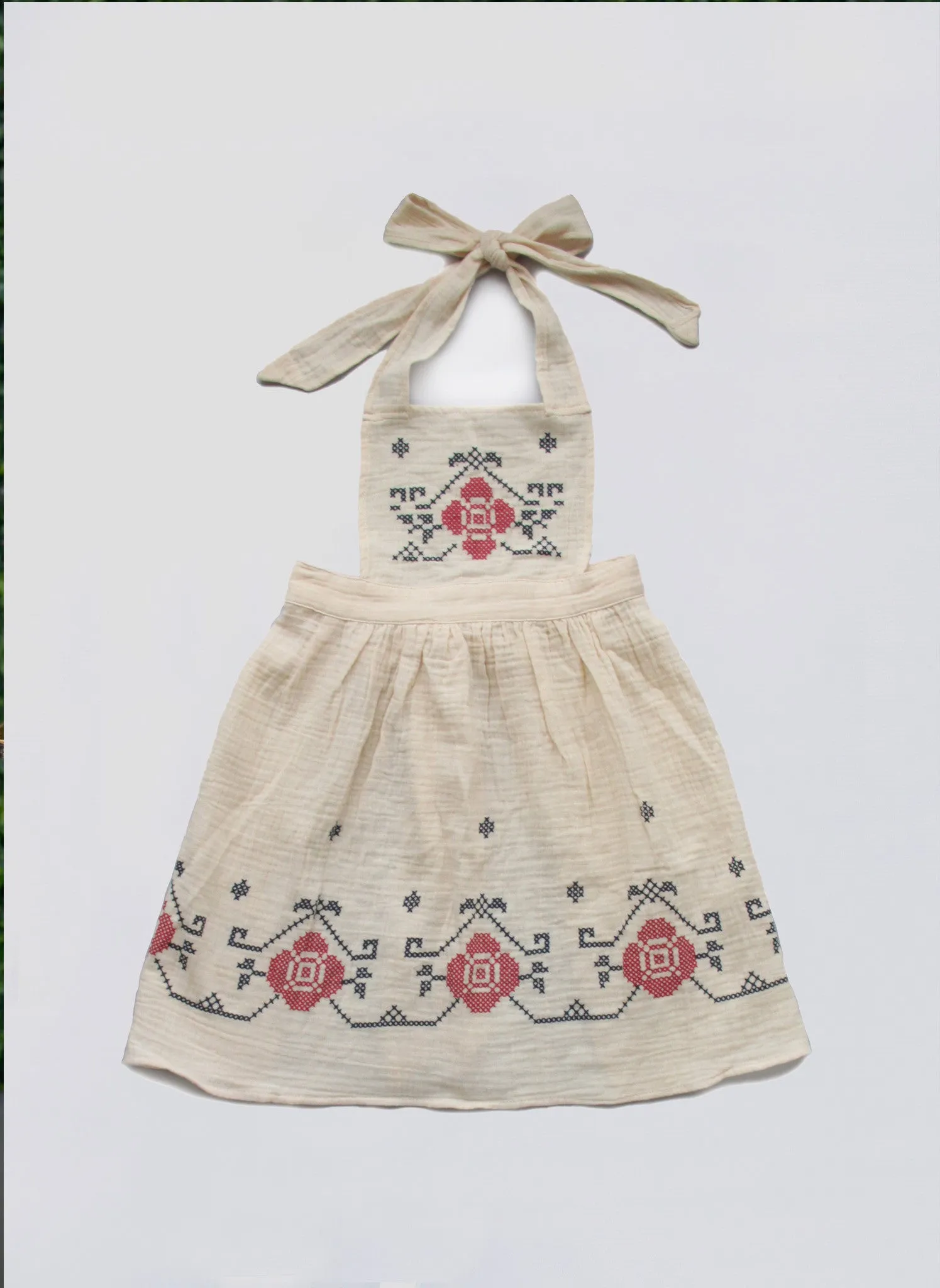 Vierra Rose Apron Dress Natural