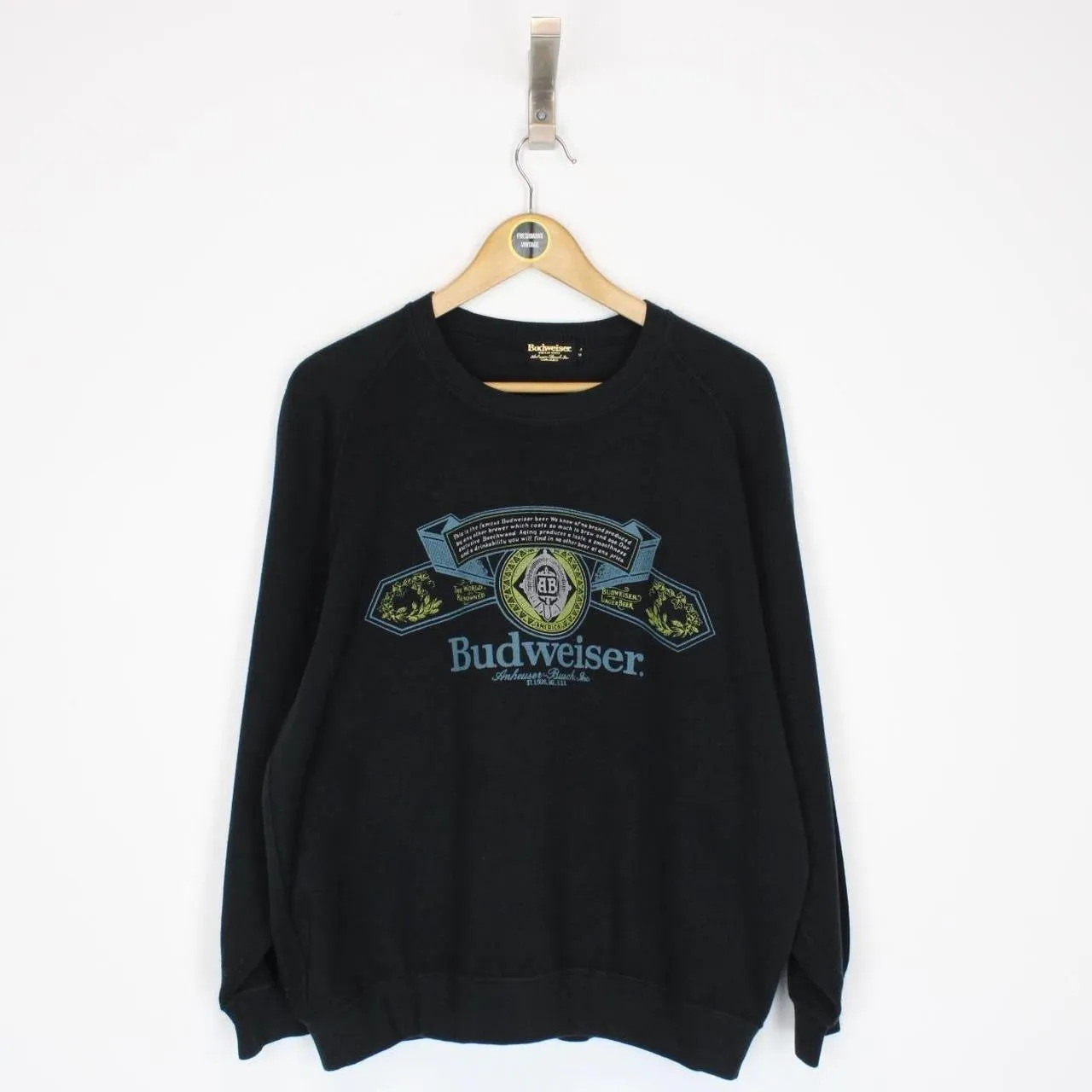 Vintage Budweiser Sweatshirt Small