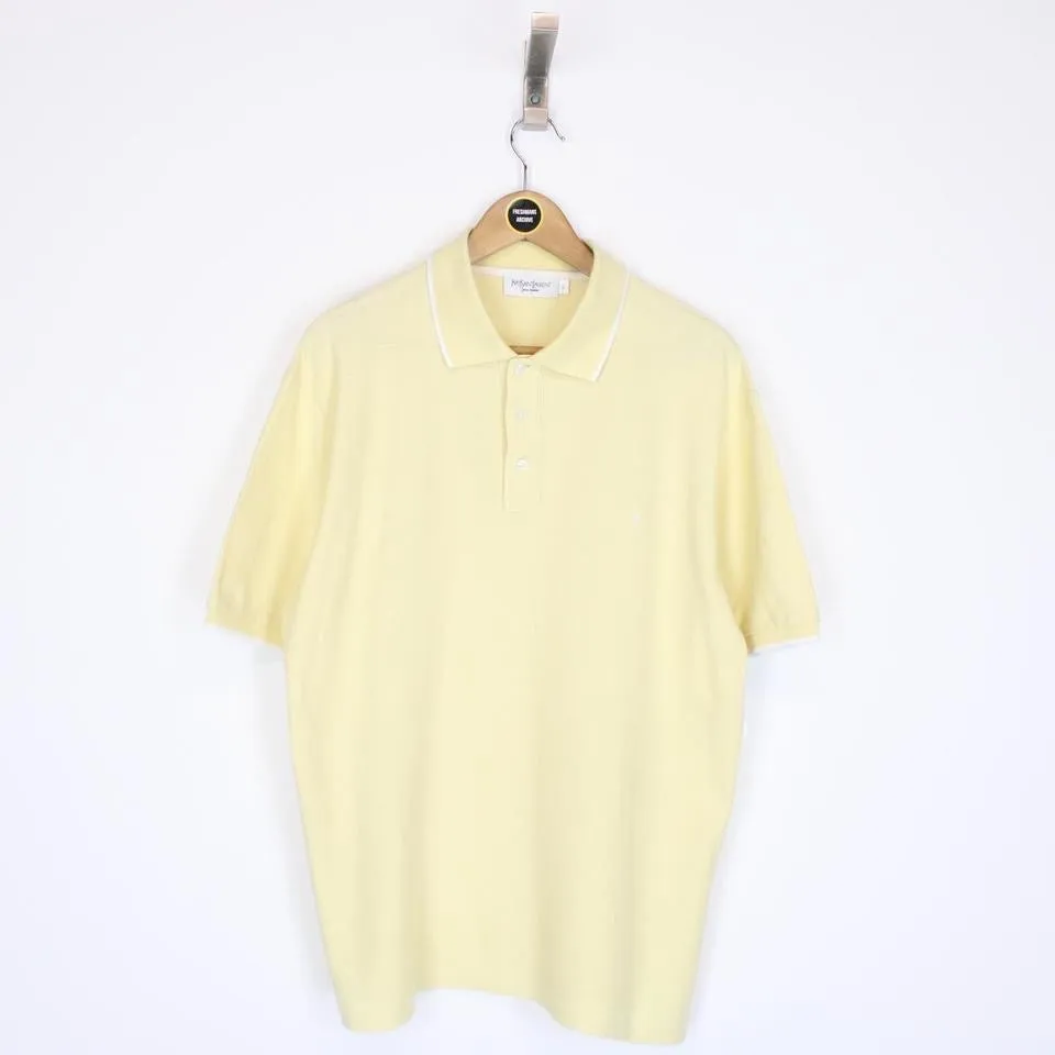 Vintage Yves Saint Laurent Polo Shirt Large