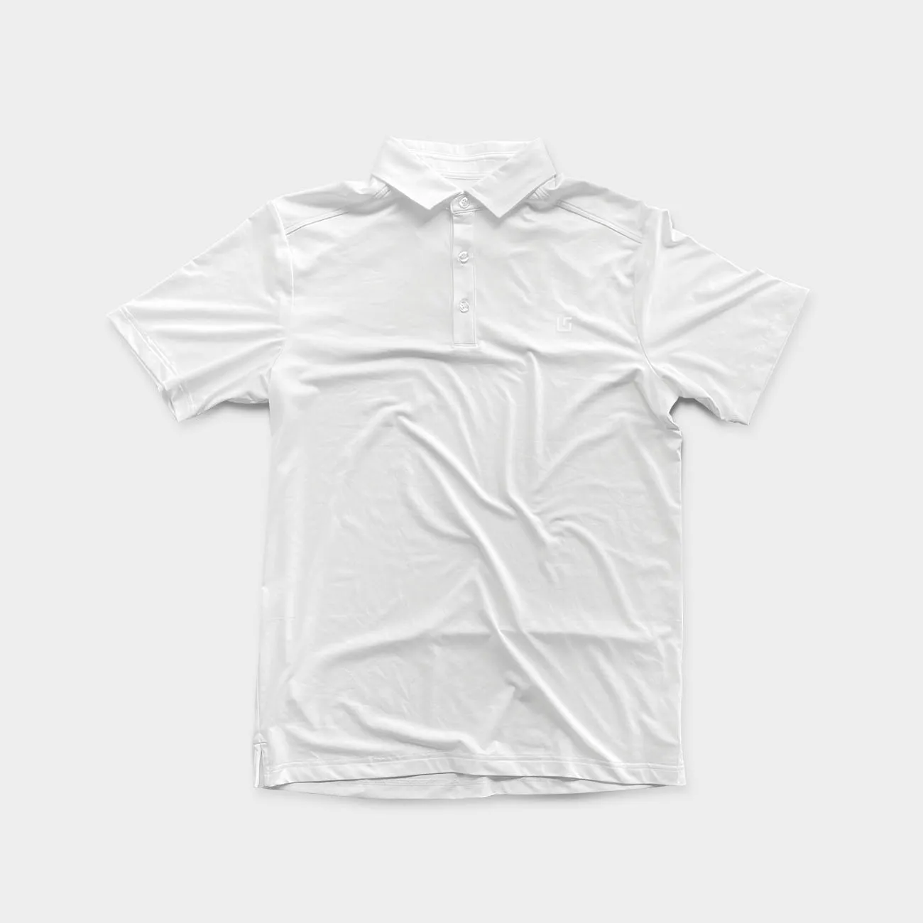 White Performance Polo