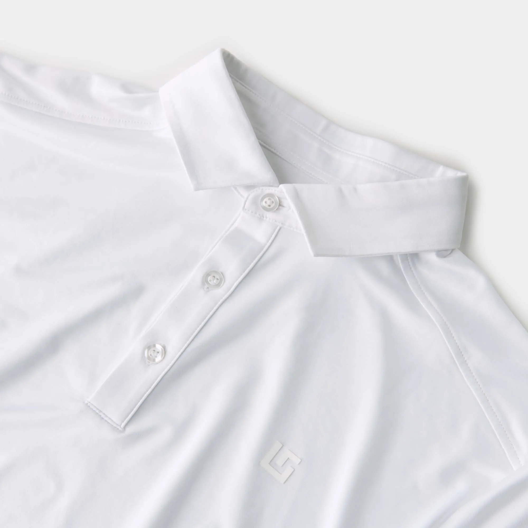 White Performance Polo