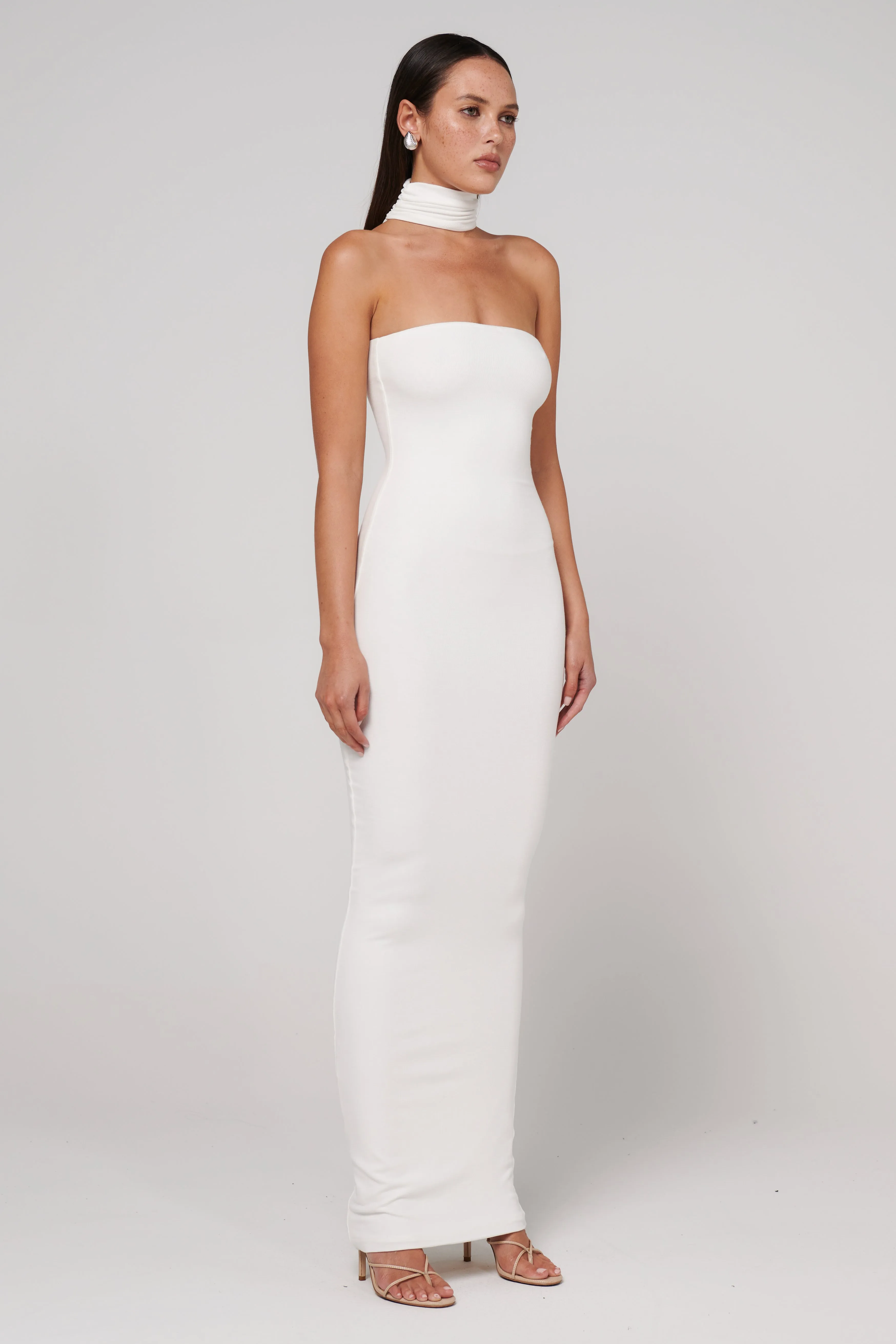 White Raine Midi Dress