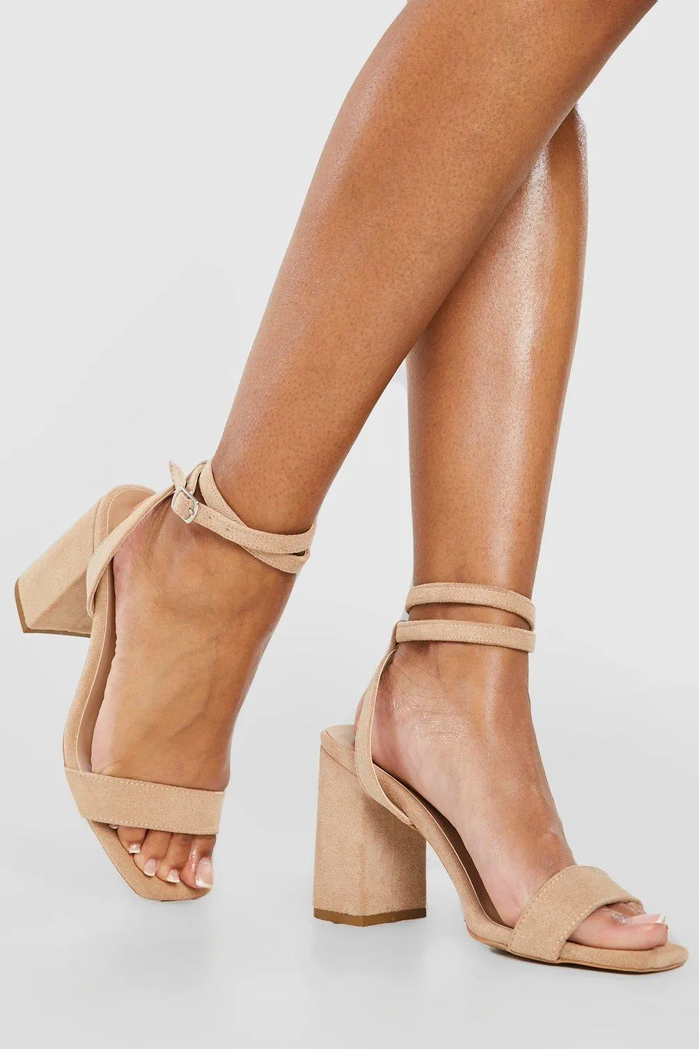 Wide Width Two Part Block Heels